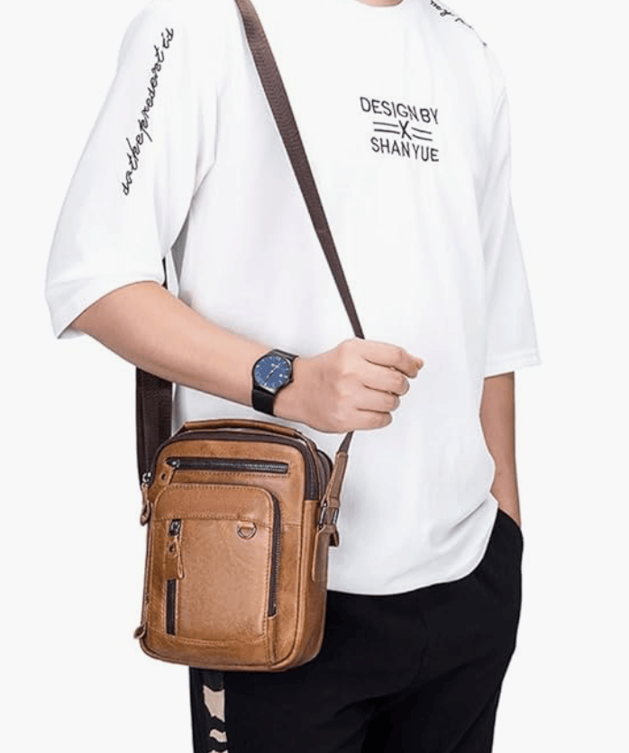 Petit Sac Bandoulière Cuir - LEO
