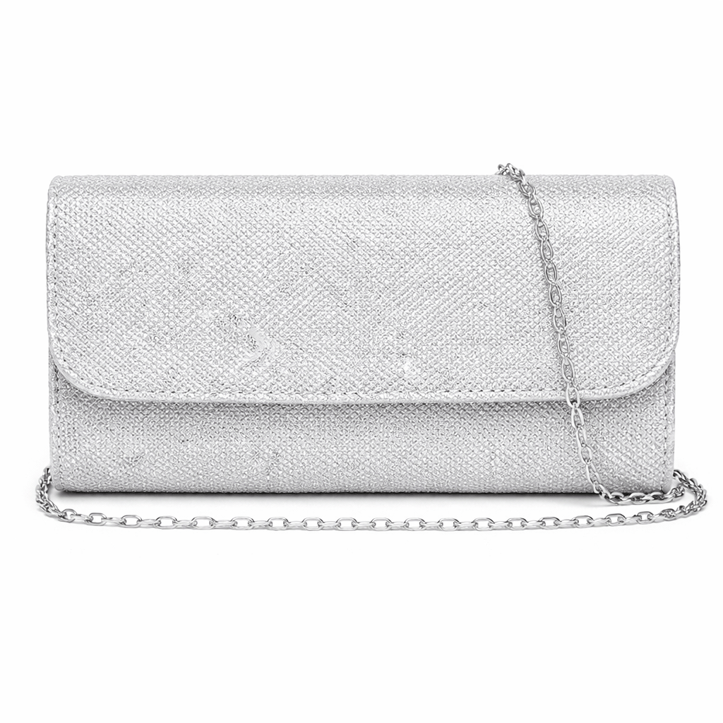 Pochette Sac à Main Argentée - WINA