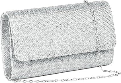 Pochette Sac à Main Argentée - WINA