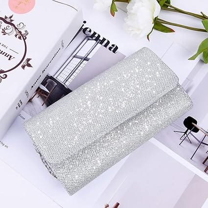 Pochette Sac à Main Argentée - WINA