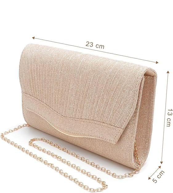 Pochette Sac à Main Dorée - RINA
