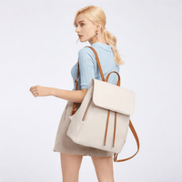 Sac à Dos Cuir Beige - KORA