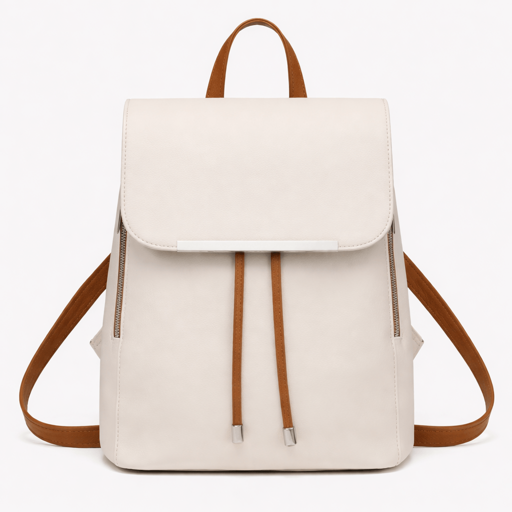Sac à Dos Cuir Beige - KORA