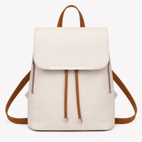 Sac à Dos Cuir Beige - KORA