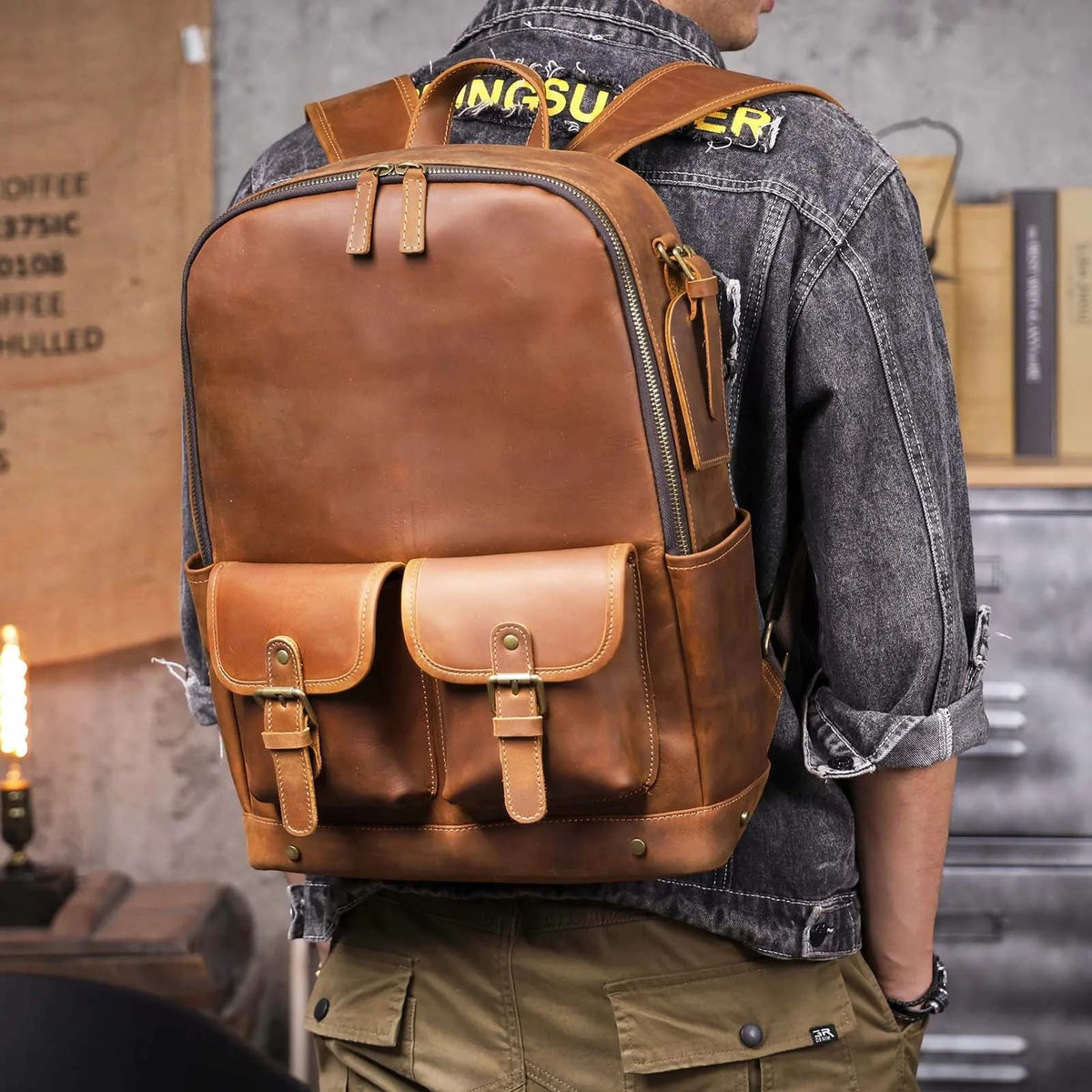 Sac à Dos Cuir Homme - NOLAN