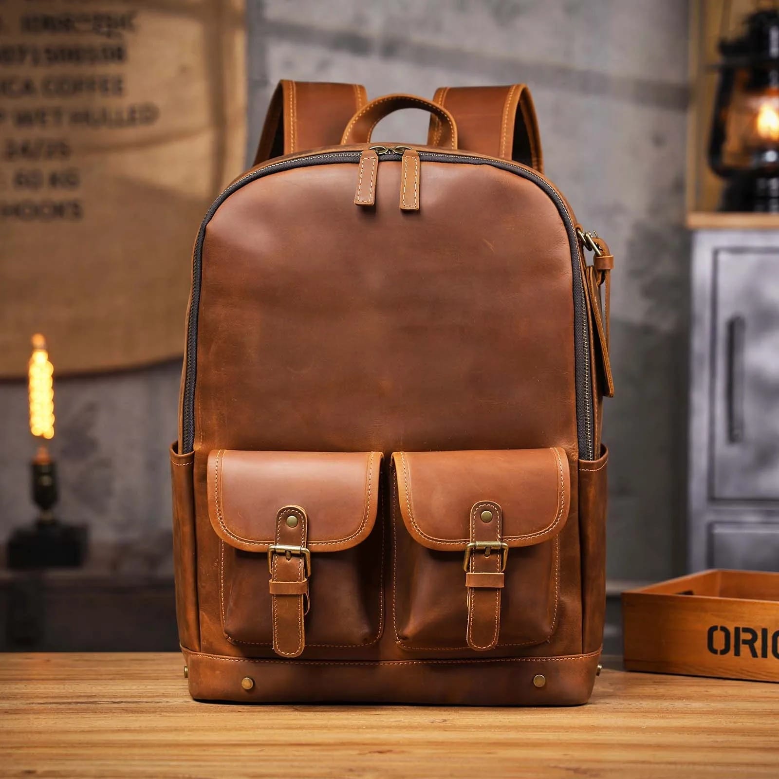 Sac à Dos Cuir Homme - NOLAN