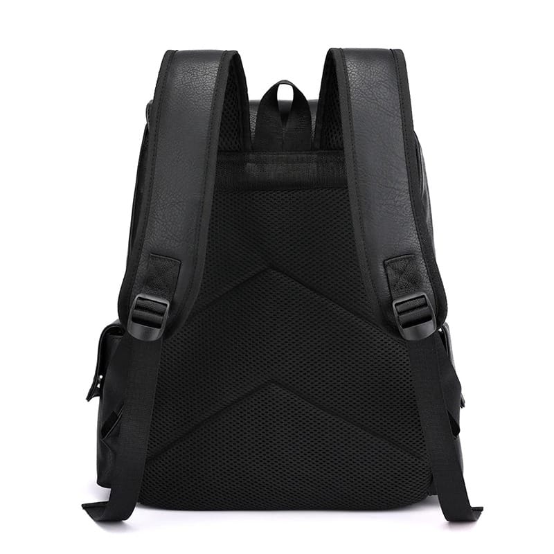 Sac à Dos Cuir Noir - MATEO