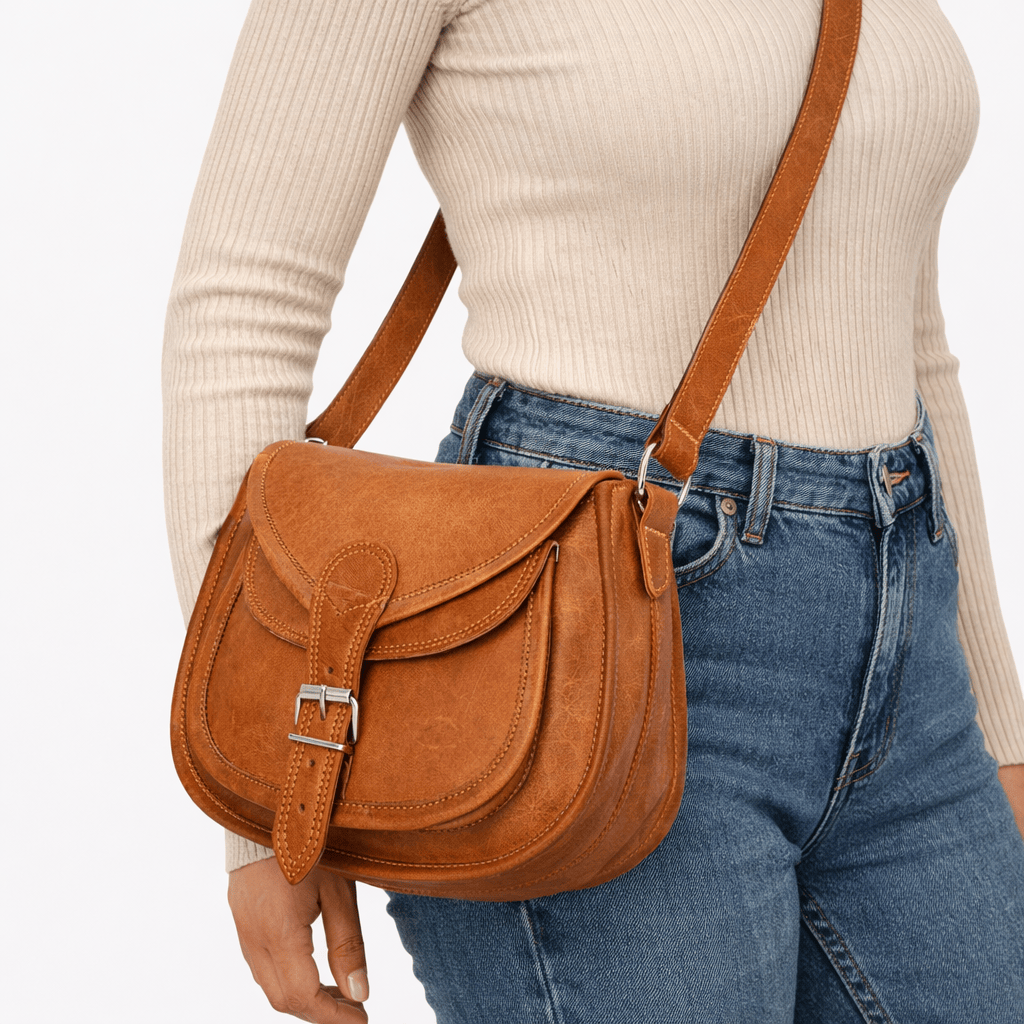 Sac à Main Bandoulière Cuir - ELMA
