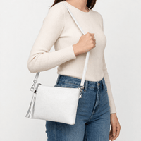 Sac à Main Cuir Blanc - PALOMA