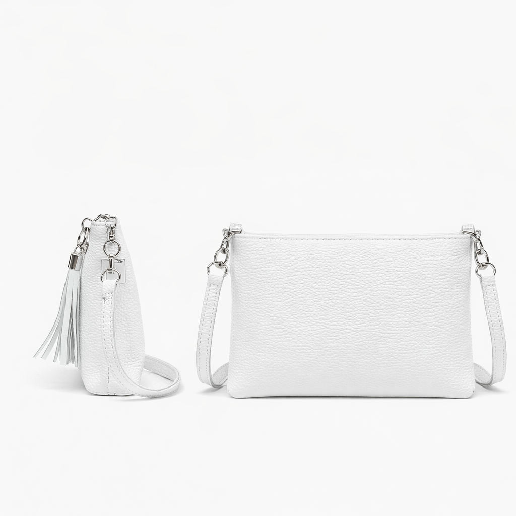 Sac à Main Cuir Blanc - PALOMA
