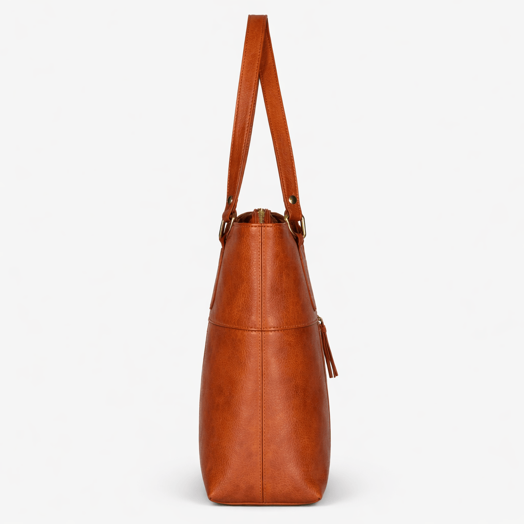 Sac à Main Cuir Marron - LOLA