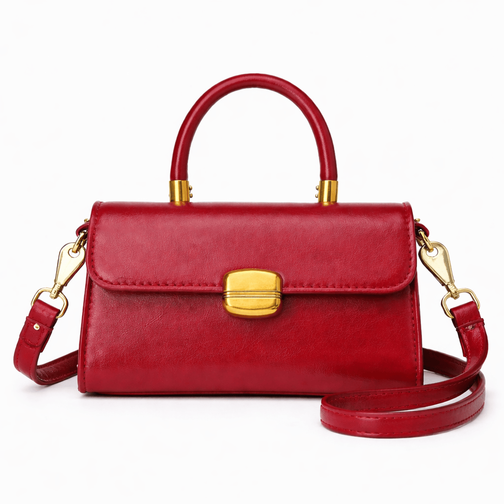 Sac à Main Cuir Rouge - AYA