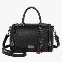 Sac à Main en Simili Cuir avec Pompon - ARLO