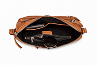 Sac Bandoulière Cuir Camel - ANYA