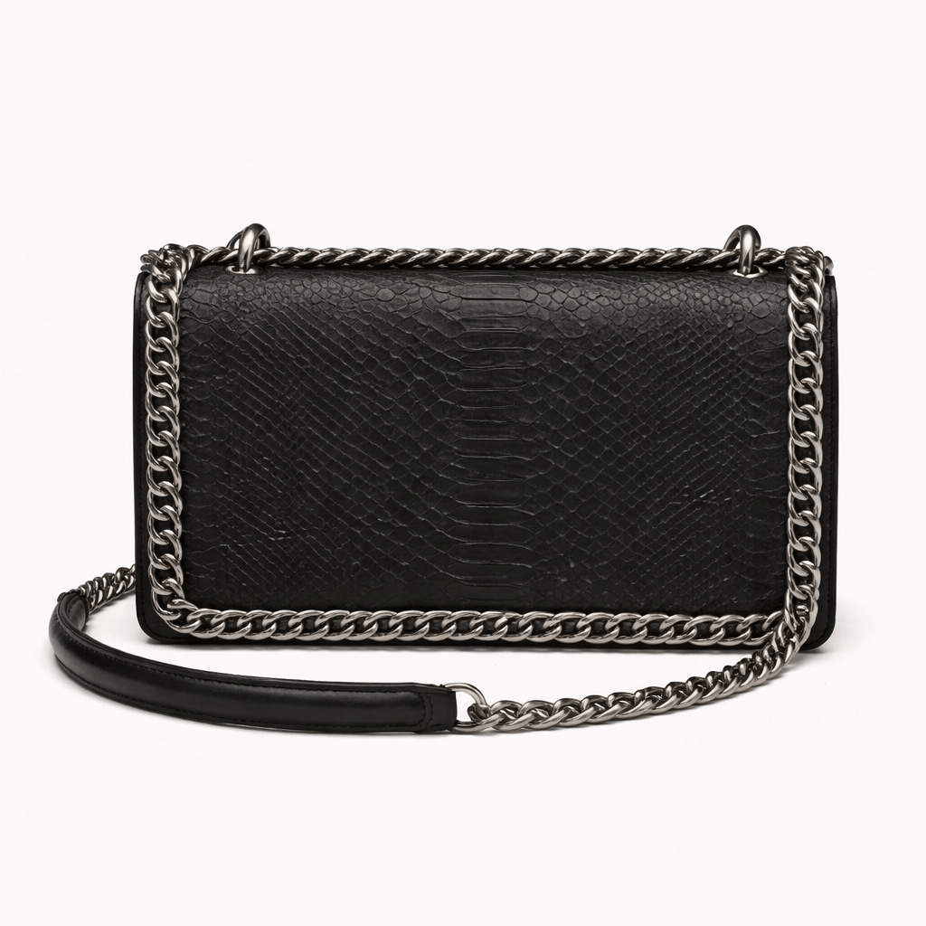 Sac Bandoulière Cuir Chaîne - KIRA