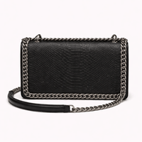 Sac Bandoulière Cuir Chaîne - KIRA