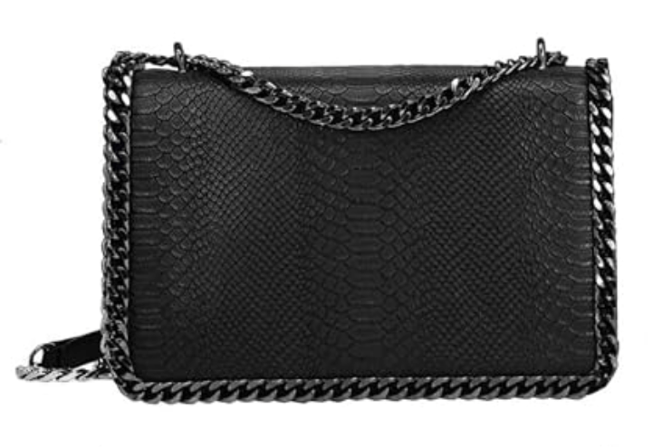 Sac Bandoulière Cuir Chaîne - KIRA