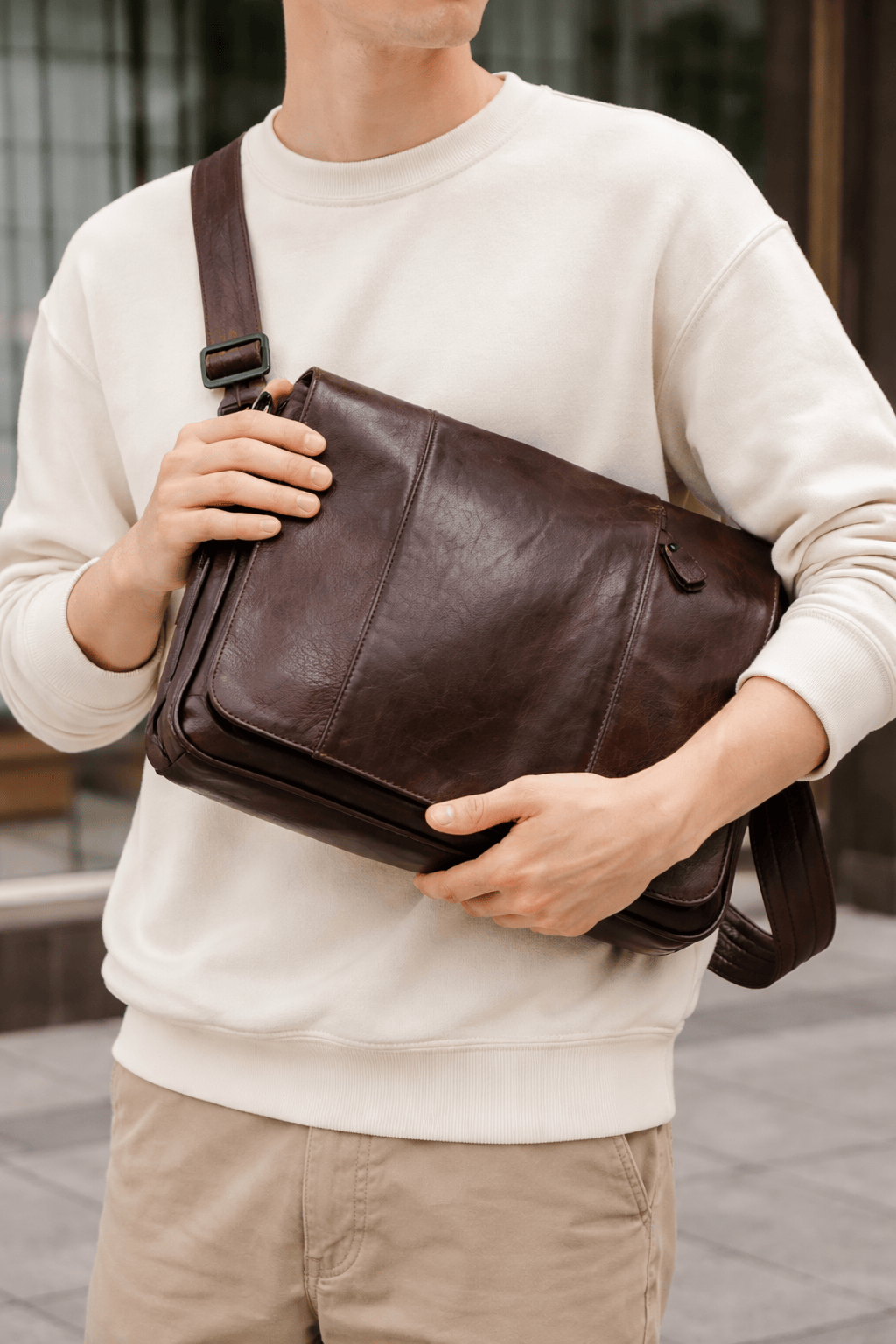 Sac Bandoulière Cuir Homme - LOIS