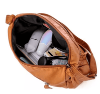 Sac Bandoulière Cuir Marron -  EDEN
