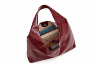 Sac Bandoulière Cuir Rouge - VERA