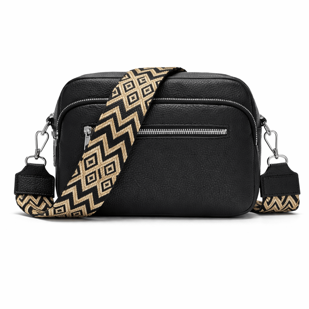 Sac Bandoulière Noir Femme - AINA