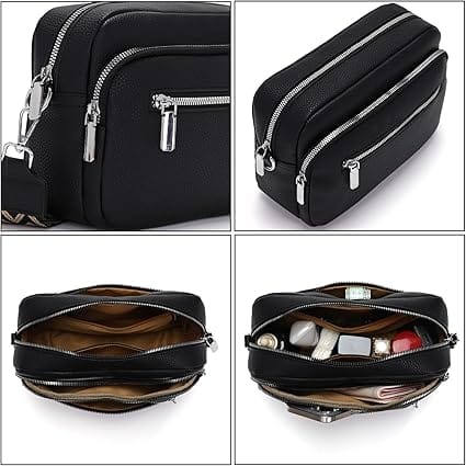 Sac Bandoulière Noir Femme - AINA