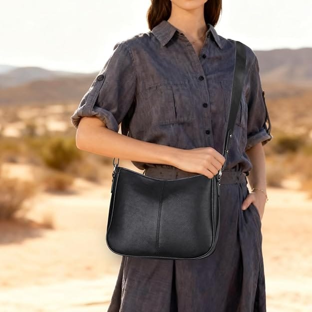 Sac Bandoulière Tendance Noir - TAYA