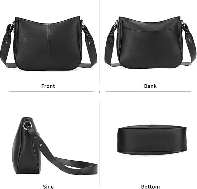 Sac Bandoulière Tendance Noir - TAYA