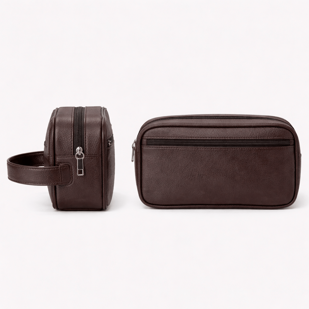 Trousse de Toilette Cuir Homme - NORA